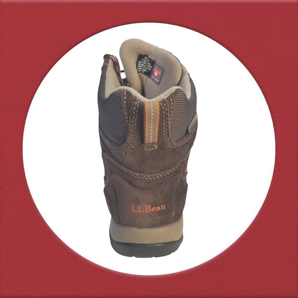 LLBean Tek Brown‎ Men’s Leather Hiking Boots Size 11M Waterproof Without Insole - Picture 11 of 16